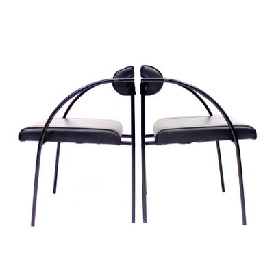 Postmodern Vienna Chairs by Rodney Kinsman for Bieffeplast, 1980s, Set of 2-KQ-1427898