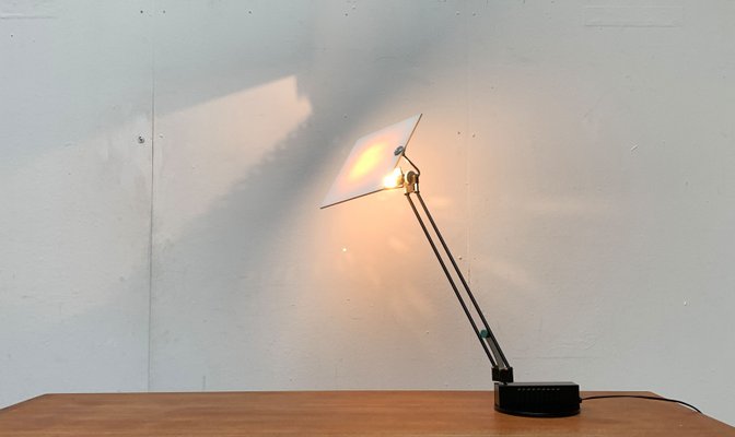 Postmodern W.O. Table Lamp by Sacha Ketoff for Aluminor, France, 1980s-UAH-1358157