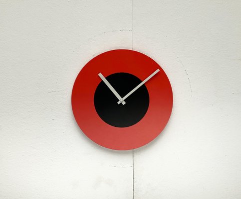 Postmodern Wall Clock, 1980s-UAH-1642194