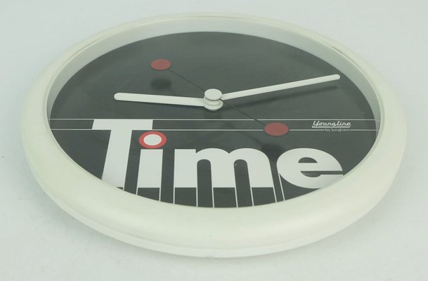 Postmodern Wall Clock Kitchen Clock from Junghans Youngline, 1980s-FH-1727850