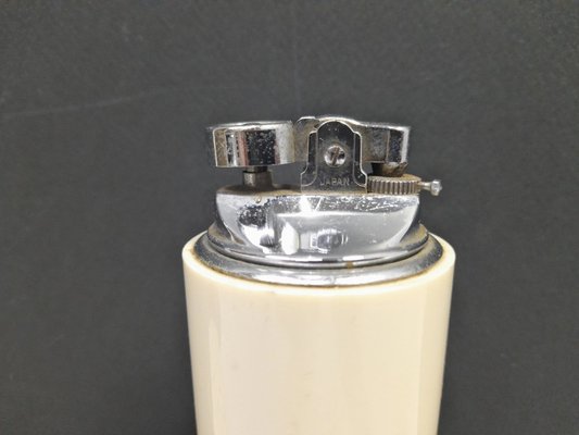 Postmodern White Table Lighter, Japan, 1970s-UWE-1779466