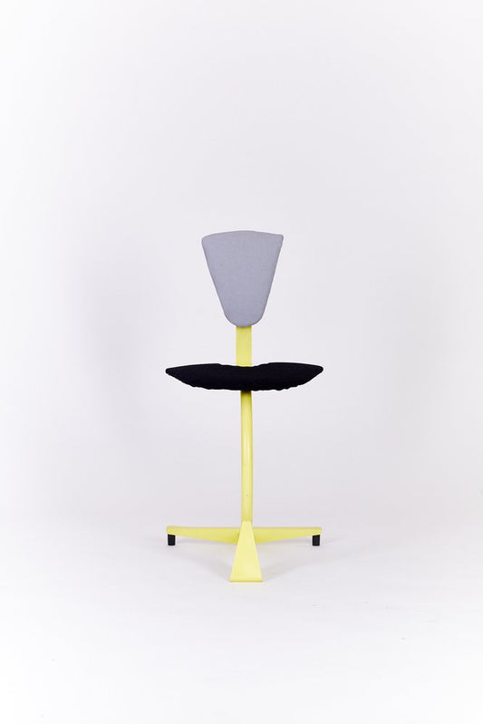 Postmodern Yellow Chair, 1980s