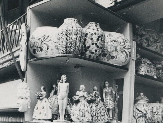 Pottery, 1950s, Black and White Photograph-DYV-1219798