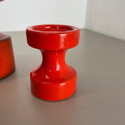 Pottery Candleholder by Cari Zalloni for Steuler, Germany, 1970s, Set of 4-QZ-1149884