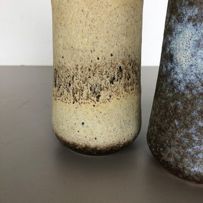 Pottery Fat Lava 206-26 Vases by Scheurich, Germany, 1970s, Set of 2-QZ-1147713