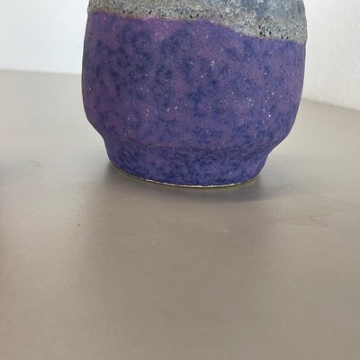 Pottery Fat Lava Vases in Purple-Red by Jopeko, Germany, 1970s, Set of 2-QZ-1159865