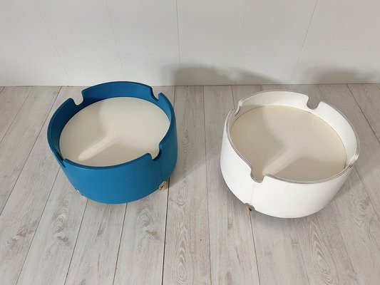 Pouf by Luigi Massoni for Poltrona Frau, 1970s, Set of 2-NWG-1804024