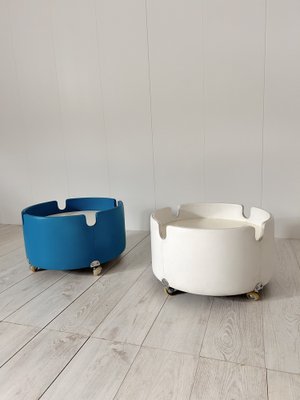 Pouf by Luigi Massoni for Poltrona Frau, 1970s, Set of 2-NWG-1804024