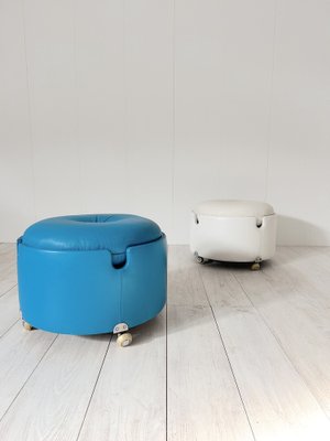 Pouf by Luigi Massoni for Poltrona Frau, 1970s, Set of 2-NWG-1804024