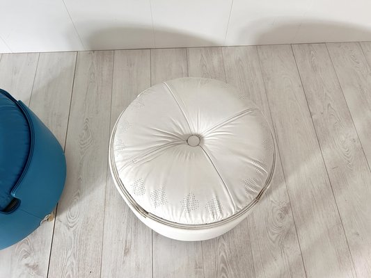 Pouf by Luigi Massoni for Poltrona Frau, 1970s, Set of 2-NWG-1804024