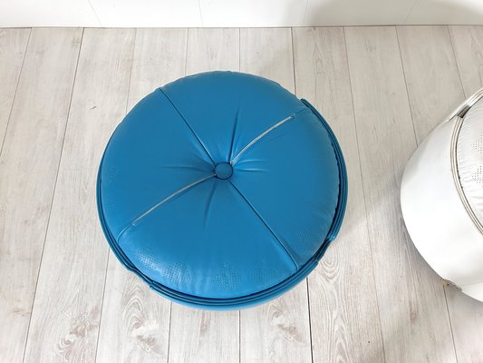 Pouf by Luigi Massoni for Poltrona Frau, 1970s, Set of 2-NWG-1804024