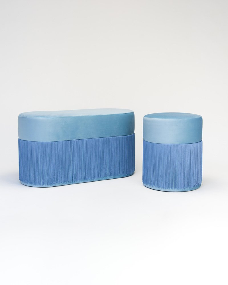 Poufs Pill L and S by Houtique, Set of 2