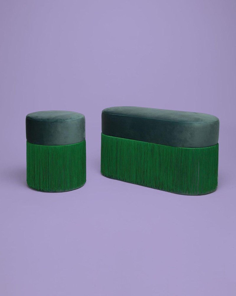 Poufs Pill L and S by Houtique, Set of 2