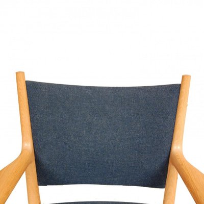 PP-513 Armchair in Oak & Blue Hallingdal Fabric by Hans J. Wegner for PP Møbler, 2000s-MTD-1400475