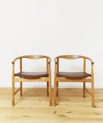 PP203 First Chairs by Hans J. Wegner for PP Møbler, 1970s, Set of 2-XE-1800460