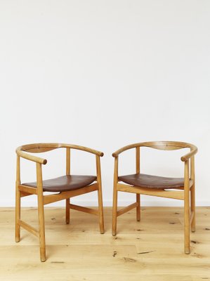 PP203 First Chairs by Hans J. Wegner for PP Møbler, 1970s, Set of 2-XE-1800460