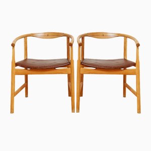 PP203 First Chairs by Hans J. Wegner for PP Møbler, 1970s, Set of 2-XE-1800460