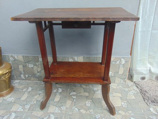 Pre-War Art Deco Wooden Desk-CAQ-1010538