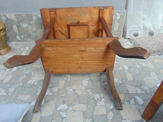 Pre-War Art Deco Wooden Desk-CAQ-1010538