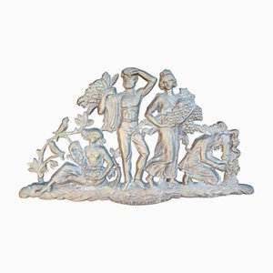 Pre-War Bas-Relief in Bronze, 1890s-CAQ-2041986