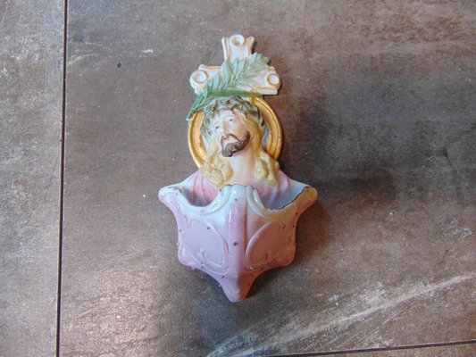 Pre-War Biscuit Porcelain Lord Jesus-CAQ-1292091