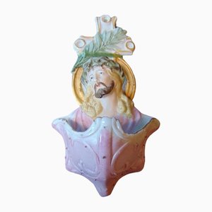 Pre-War Biscuit Porcelain Lord Jesus-CAQ-1292091