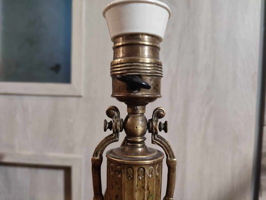 Pre-War Brass Ships Wall Lamp, 1890s-CAQ-1762433