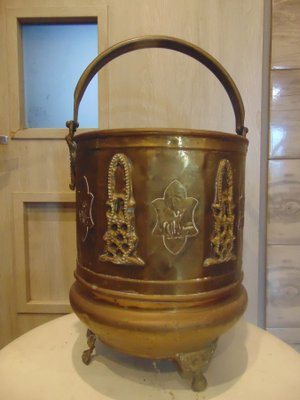 Pre-War Copper Flower Container-CAQ-1107580