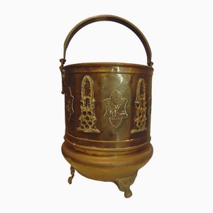 Pre-War Copper Flower Container-CAQ-1107580