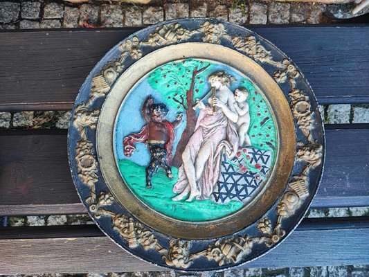 Pre-War Plate in Enamel, 1920s-CAQ-2041976