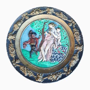 Pre-War Plate in Enamel, 1920s-CAQ-2041976