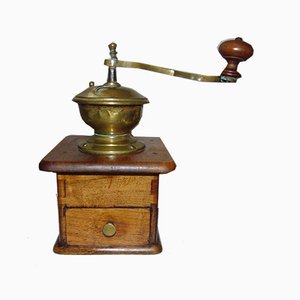 Pre-War Wooden Coffee and Pepper Grinder-CAQ-824281