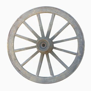 Pre-War Wooden Garden Wheel-CAQ-920040