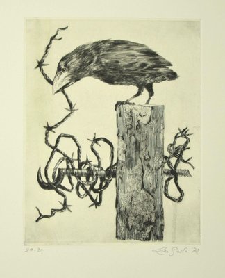 Predatory - Original Etching by Leo Guida - 1972 1972-ZCI-759167