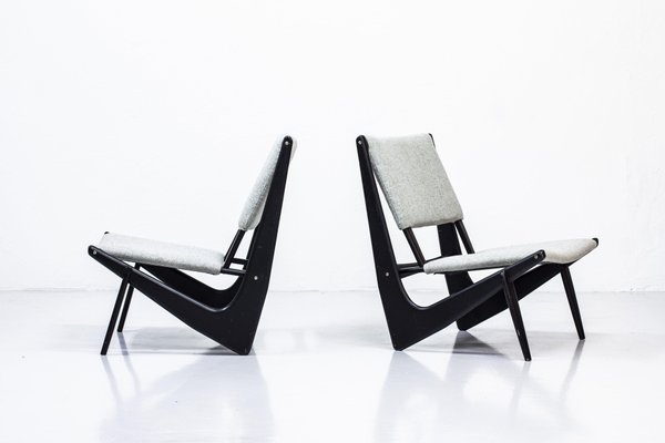 Presens Lounge Chairs by Bertil W. Behrman for Engens fabriker, 1950s, Set of 2-KO-741552