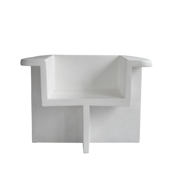 Brutus Fiber Concrete Lounge Chair by 101 Copenhagen #Bone White