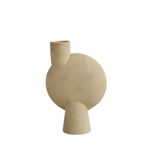 Sphere Bubl Big Ceramic Vase by 101 Copenhagen #Sand