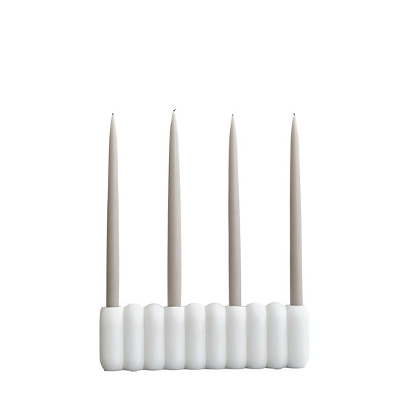 Tube Big Ceramic Candle Holder by 101 Copenhagen #Bone White