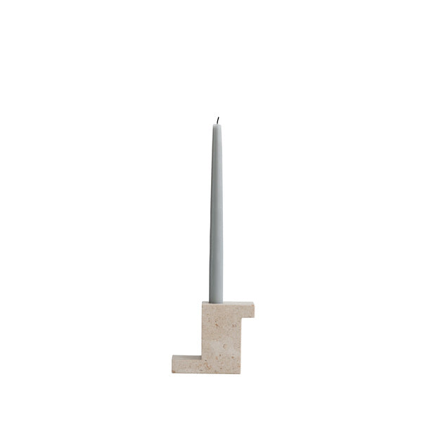 Brick Tall Limestone Candle Holder by 101 Copenhagen #Limestone