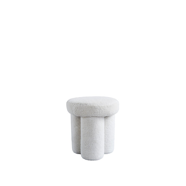 Big Foot Sheepskin Stool by 101 Copenhagen #White (Sheepskin)