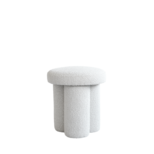 Big Foot Bouclé Stool by 101 Copenhagen #Off White (CPH 900)