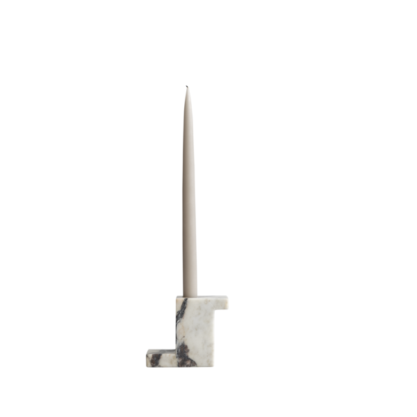 Brick Tall Marble Candle Holder by 101 Copenhagen #Calacatta