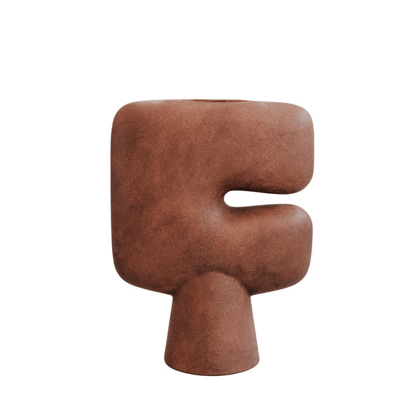 Tribal Big Ceramic Vase by 101 Copenhagen #Terracotta