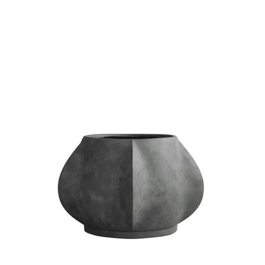 Arket Medio Fiber Concrete Plant Pot by 101 Copenhagen #Dark Grey