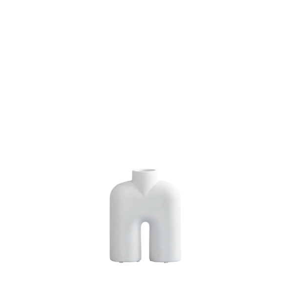 Cobra Tall Mini Ceramic Vase by 101 Copenhagen #Bone White