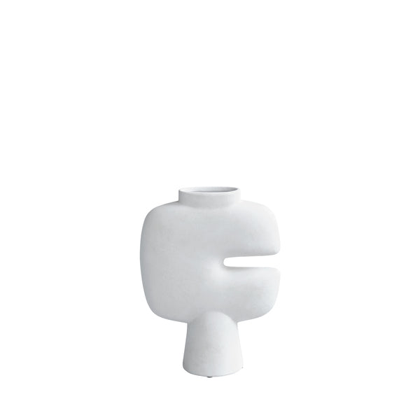 Tribal Medio Ceramic Vase by 101 Copenhagen #Bone White