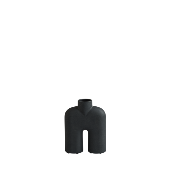 Cobra Tall Mini Ceramic Vase by 101 Copenhagen #Black