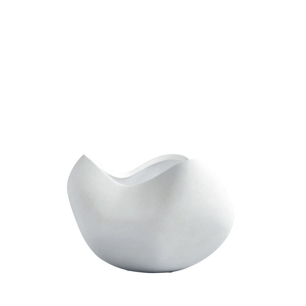 Curve Big Fiber Concrete Bowl by 101 Copenhagen #Bone White