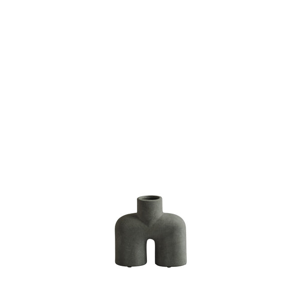 Cobra Uno Mini Ceramic Vase by 101 Copenhagen #Dark Grey