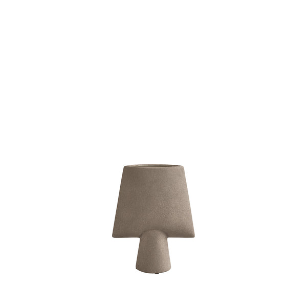 Sphere Square Mini Ceramic Vase by 101 Copenhagen #Taupe